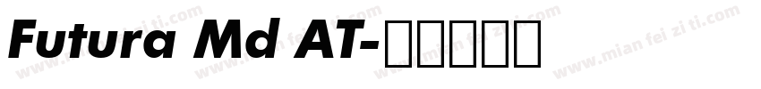 Futura Md AT字体转换